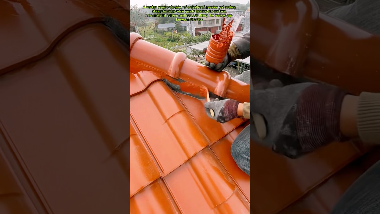 Heating and Sealing the Tile Joint 