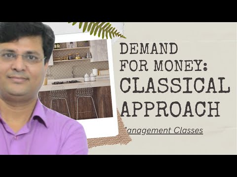 Demand for Money - Classical Approach in Hindi