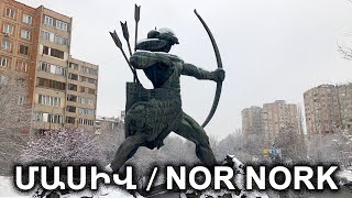 Երեւան Yerevan, Armenia - Walking in the snow, Nor Nork, Masiv, Zhiyun gimbal, 4k60, iPhone SE.