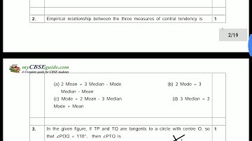 CBSE Class 10th math basic sample paper with solution of (2019-20)