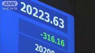 300円超の大幅下落・・・ギリシャ国民投票「反対多数」(15/07/06)