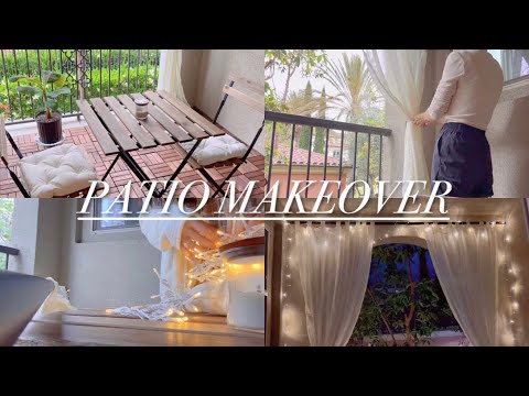 patio makeover 🌿ikea, amazon finds, outdoor patio ideas