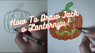 How to Draw a Jack O Lantern 2020 | Happy Halloween |