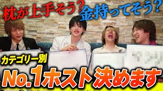 【過激企画】歌舞伎町No.1ホスクラの従業員100名から選ぶ、ガチで〇〇なホストNo.1はこの人です！