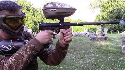 New Planet Eclipse Emek Paintball Gun - shooting video!