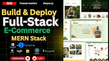 7 Hours Full MERN Ecommerce Grocery Store Frontend Tutorial | React, Tailwind CSS, Motion, Swiper.js