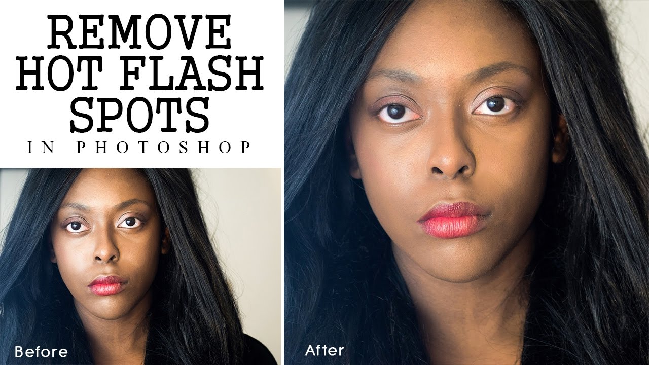 deres Skæbne kopi Photoshop Tutorial - Remove Camera Flash Reflections on Face - YouTube