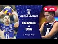 France v USA - Group 1: 2017 FIVB Volleyball World League