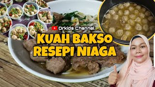 RESEPI SUP BAKSO BEBOLA DAGING | RESEPI NIAGA