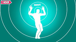 Fortnite SHOUT! Dance 1 Hour Version! (Otis Day and the Knights - Shout (You Make me Wanna))