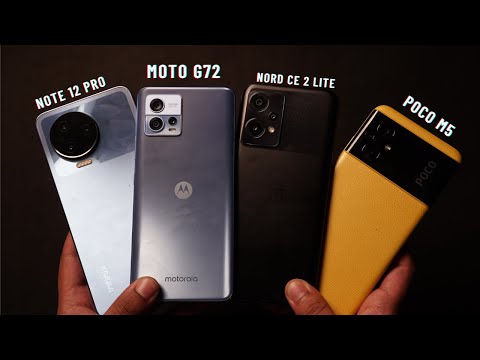 Moto G72 vs Nord CE 2 Lite vs Poco M5 vs Infinix Note 12 Pro | Comparison and Testing