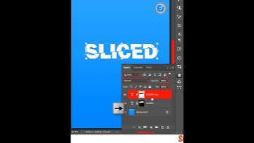 Sliced Text Effect in Photoshop #shorts #photoshop