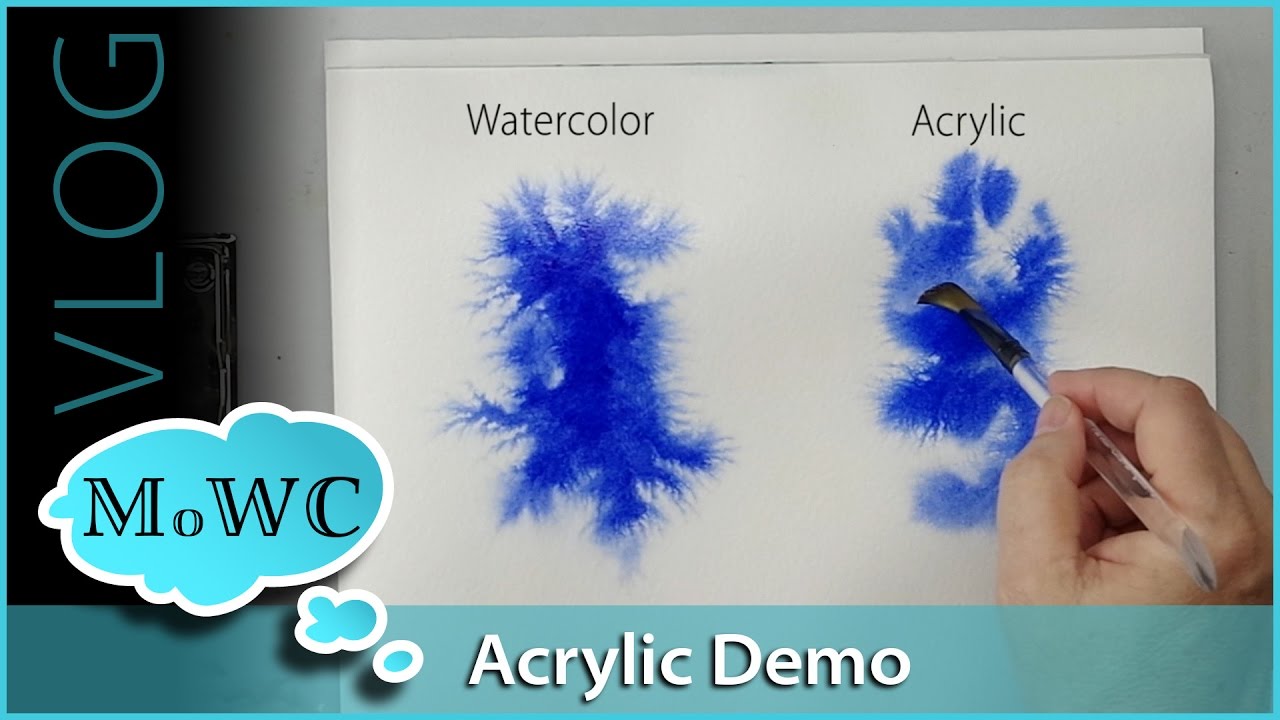 Acrylic Demo, Yellow Ochre Substitutes Vlog YouTube