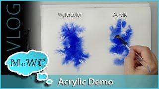 Acrylic Demo, Yellow Ochre Substitutes – Vlog