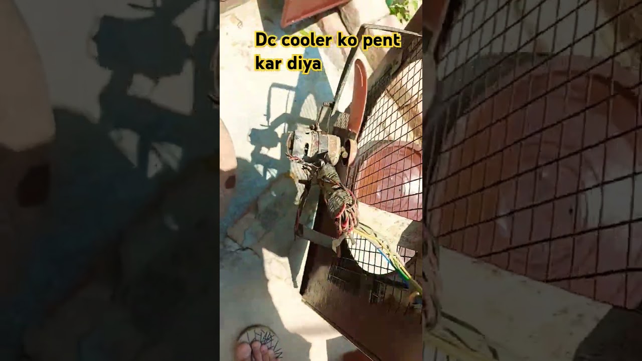 dc coller ko pent kar diya 