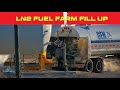 Liquid Nitrogen Fuel Farm Fill Up - Time Lapse