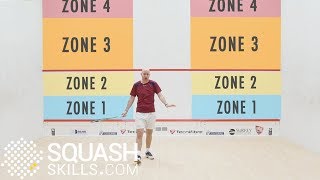 Squash tips: Different zones with Jesse Engelbrecht