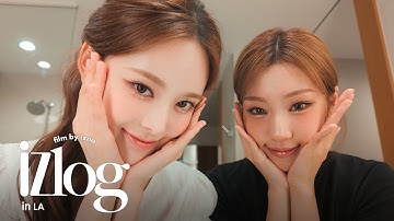 [izlog] 이즈나의 LA 소확행 모음.zip💗 (feat. 운동, 먹방, GRWM, 게임) | KCON LA 2025