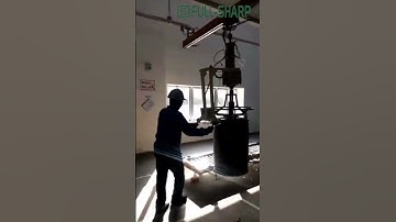 Hệ thống cầu trục thanh ray treo Thiết bị nâng hạ hút chân không thùng phuy nhựa #shorts #fullsharp