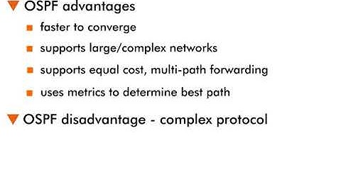 Open Shortest Path First (OSPF) - 12 : Advantages and Disadvantages