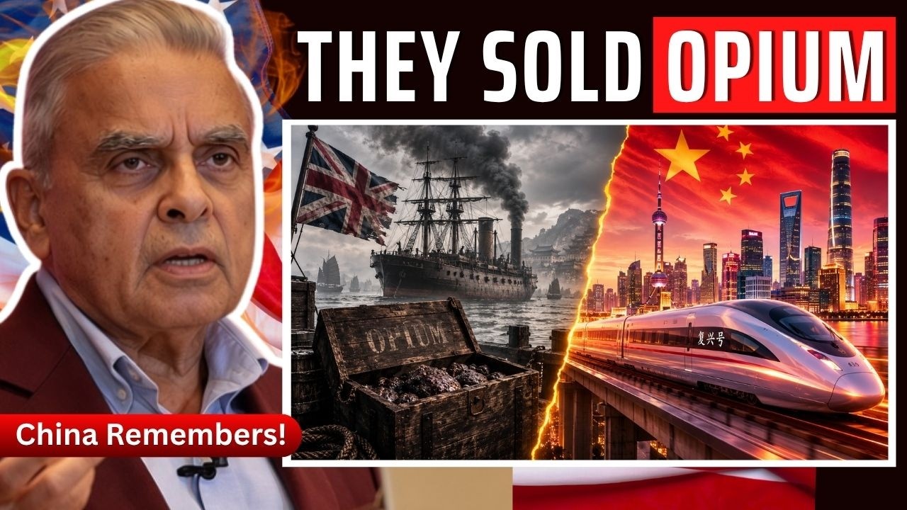 When China Was Weak, the West Sold Opium.Now It Lectures China On Democracy- Kishore Mahbubabni SLAM