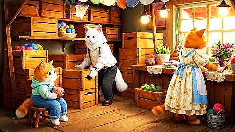 Countryside Cat Family Life – Farming, Fishing & Rainy Day Market | Cozy AI Cat Story