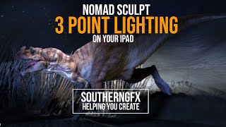 Nomad Sculpting App – how to light a 3d model screenshot 2