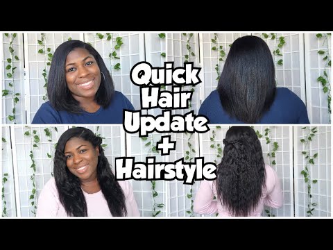 video about Clip in Hair Extension Yaki Straight