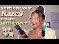 HOW TO SET YOUR RATES AS AN INFLUENCER | How Much to Charge Brands – Influencer Series Ep. 2