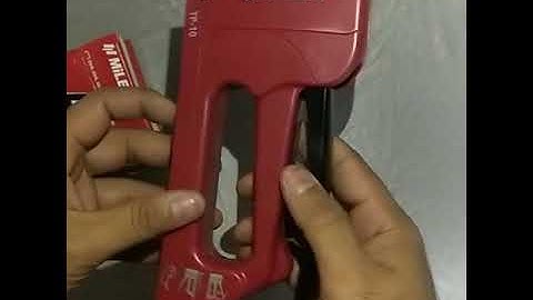 MiLES TP-10 STAPLER 😳😳