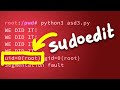 Creating The First Sudoedit Exploit