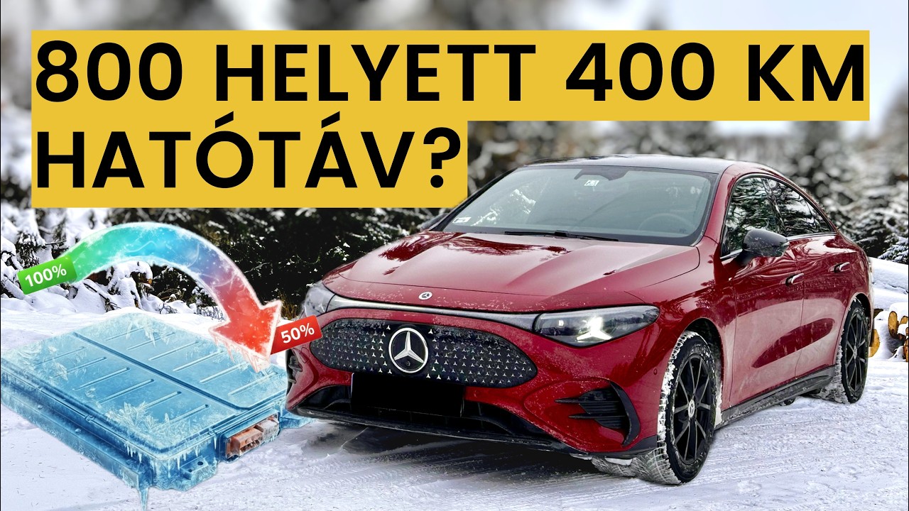 Mercedes Benz CLA 250+ 2026 - Megnéztük elmegy-e 800 kilométert
