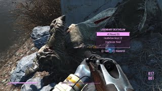 Fallout 4 2 Deathclaws Spawn In Sanctuary 1st Time Ever Survival Mode