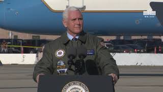 Vice President Pence Delivers Remarks to Sailors