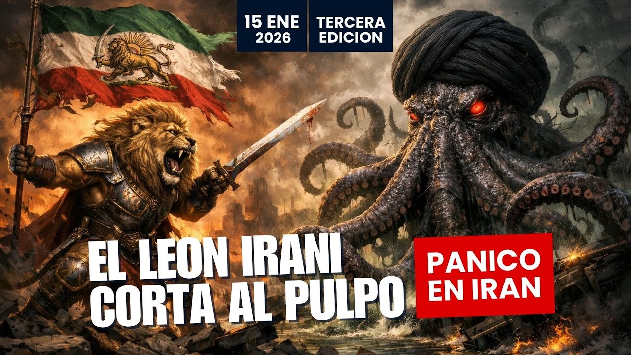 NOTICIAS DE ISRAEL |  EL LEON IRANI CORTA  AL PULPO PANICO EN IRAN 