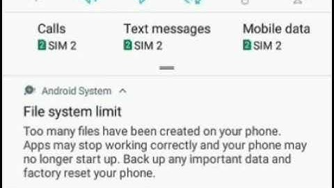 "Too Many Files Have Been Created On Your Phone" - The Original Meme