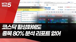 삼천당제약 급등락에도 분석 사각지대…코스닥 80% '리포트 공백' / 머니투데이방송 (뉴스)