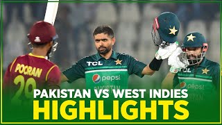 Highlights | Pakistan vs West Indies | ODI | PCB | MO1L