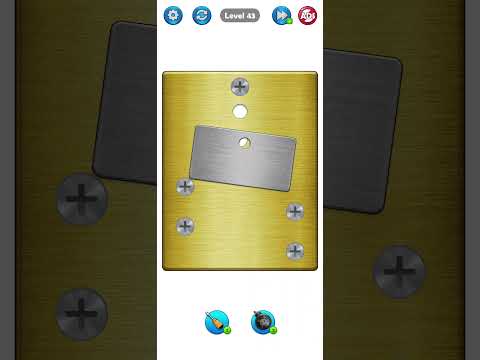 level 43 Screw Puzzle: Nuts and Bolts #mobilegame #screw #puzzle #bolts #kids