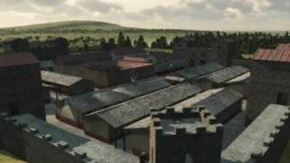 Hadrian&#39;s Wall - NewCastle Roman Fort 3D Reconstruction