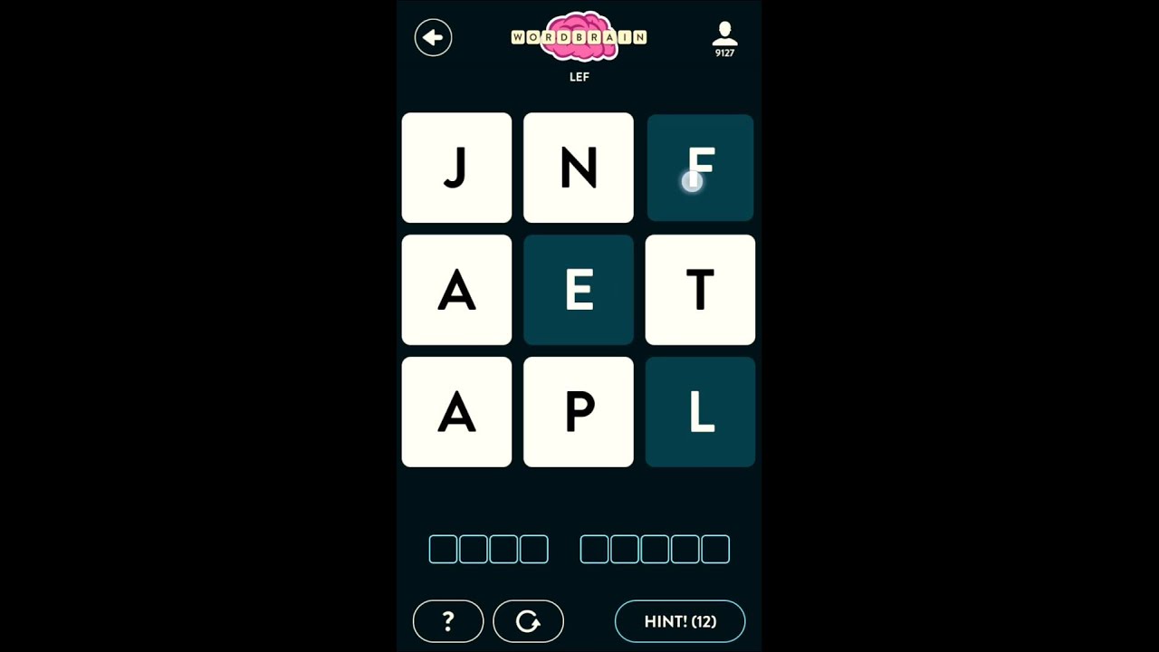 Word Brain FROG Level 4 Answers