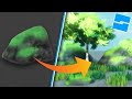 How to make anime terrain ghibli roblox studio tutorial