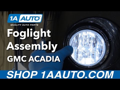 Foglight 어셈블리 07-16 GMC Acadia 교체 방법