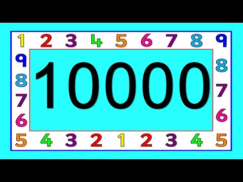 Numbers 1 to 10000 | Números de 1 a 10000 |1から10000までの数字 | 从1到10000的数字 | 10.000 Ito ABC