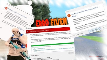 NOVO MÉTODO DE ERROS FIVEM DIRECTX, GPU  ETC..? PROBLEMA RESOLVIDO! #2
