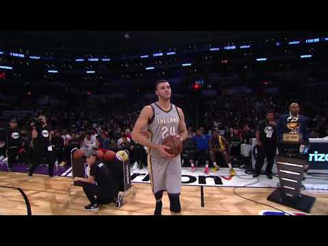 Larry Nance Jr Double Tap Dunk - Slam Dunk Contest | 2018 NBA All-Star Saturday February 17 2018