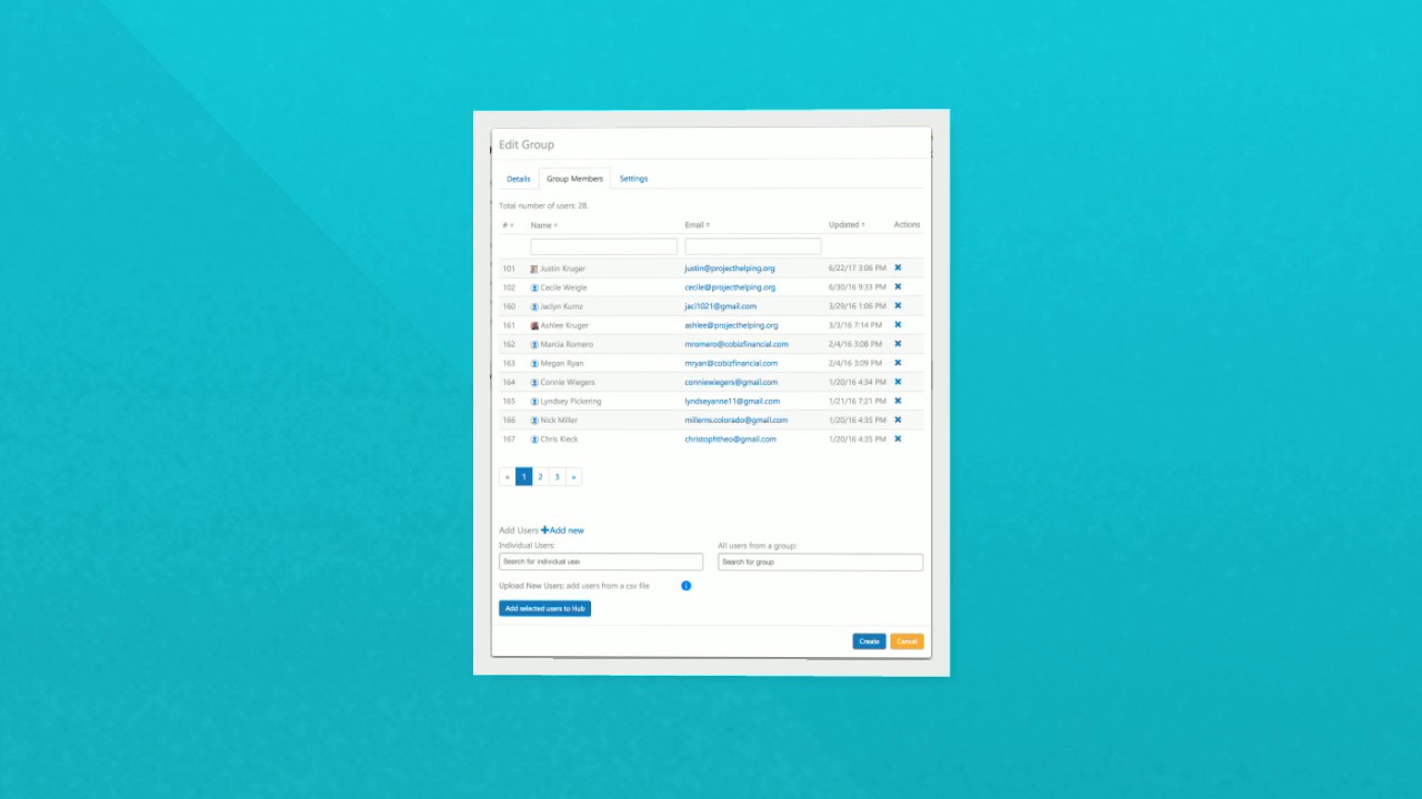 Manage Users on KyndHub