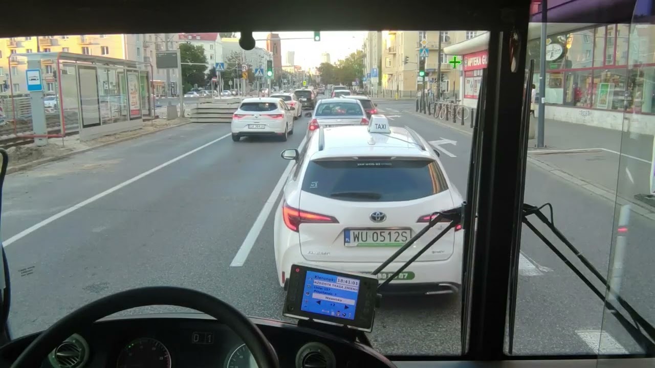 Przejazd Linią 157 Mza Warszawa Szczęśliwice - Gwiaździsta