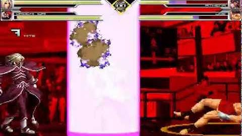 KOF EX Igniz & Orochi Iori VS Athena & Joe in Battle Field