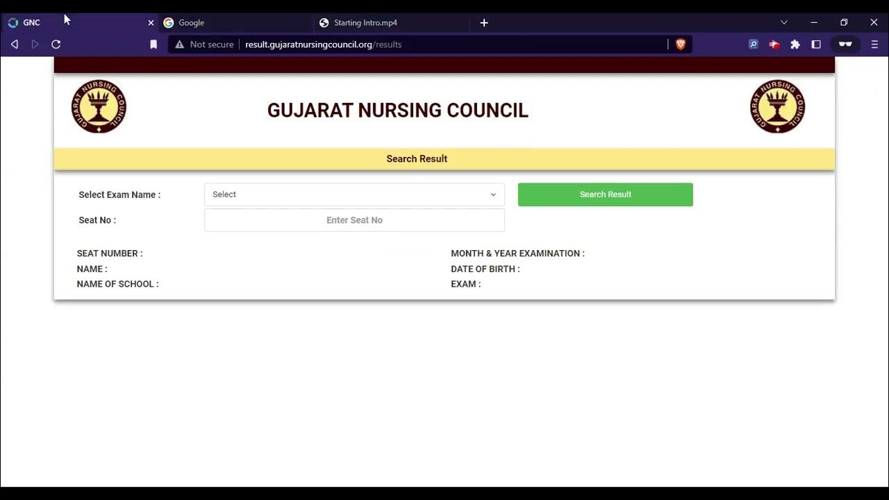 GNC GNM 3rd Year Result 2022 (Declared) Check GNC GNM 3rd Year 2022